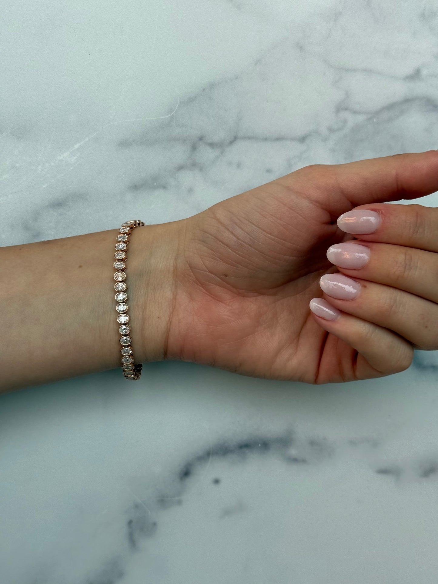 Sabrina Bezel Tennis Bracelet
