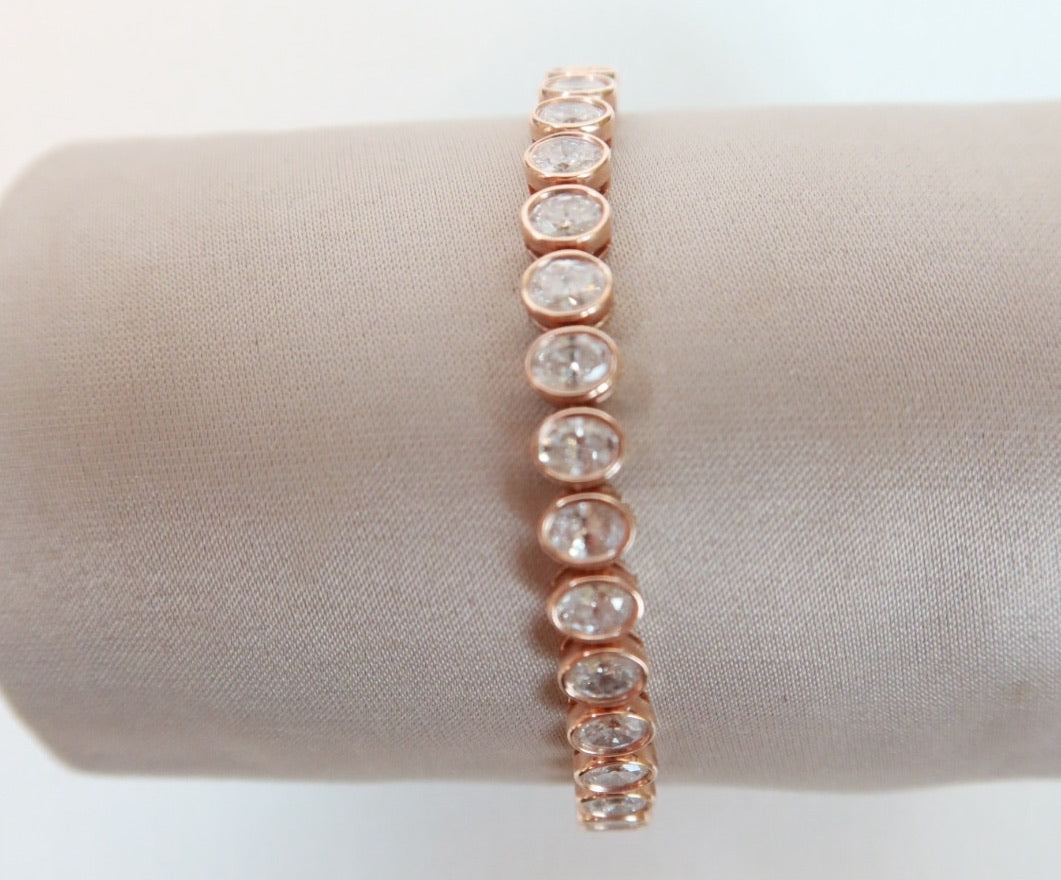 Sabrina Bezel Tennis Bracelet